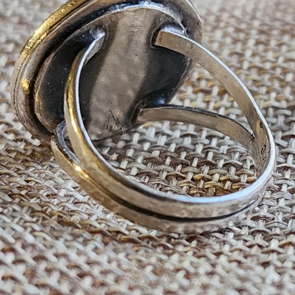 Unique Silver Sun Ring - image 3